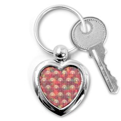 Colorful Background Abstract Key Chain (heart) by Sarkoni