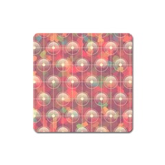 Colorful Background Abstract Square Magnet by Sarkoni