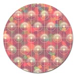 Colorful Background Abstract Magnet 5  (Round) Front