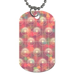 Colorful Background Abstract Dog Tag (two Sides) by Sarkoni