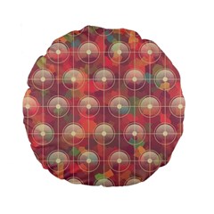 Colorful Background Abstract Standard 15  Premium Flano Round Cushions by Sarkoni