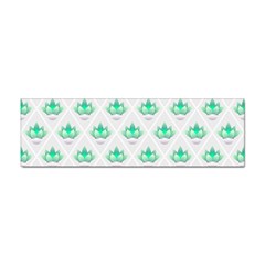 Plant Pattern Green Leaf Flora Sticker Bumper (100 Pack) by Sarkoni