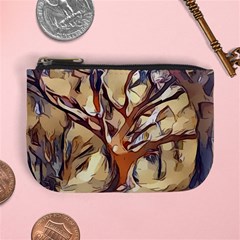 Tree Forest Woods Nature Landscape Mini Coin Purse by Sarkoni