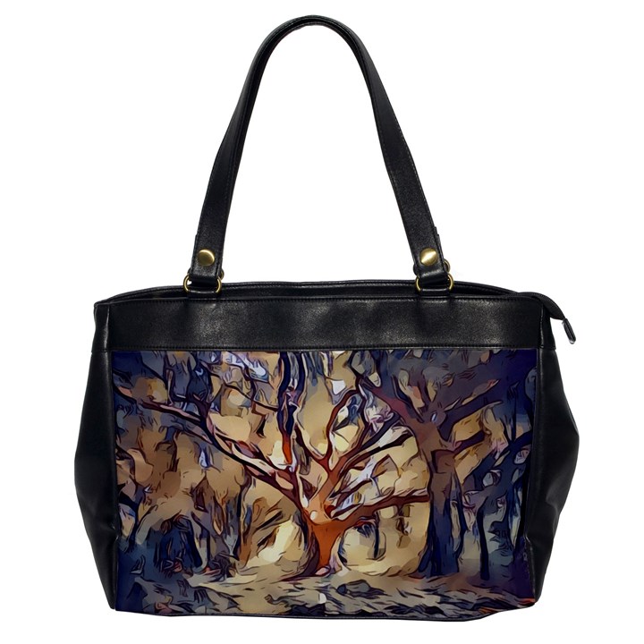 Tree Forest Woods Nature Landscape Oversize Office Handbag