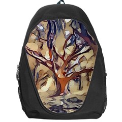 Tree Forest Woods Nature Landscape Backpack Bag by Sarkoni