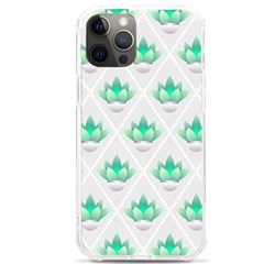 Plant Pattern Green Leaf Flora Iphone 12 Pro Max Tpu Uv Print Case by Sarkoni