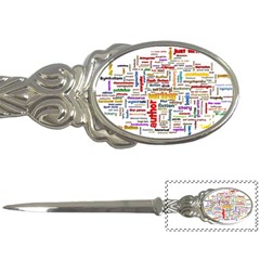 Writing Author Motivation Words Letter Opener by Sarkoni