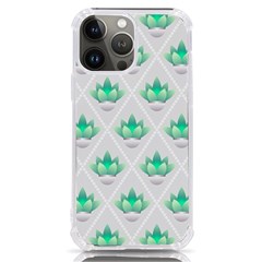 Plant Pattern Green Leaf Flora Iphone 13 Pro Max Tpu Uv Print Case by Sarkoni