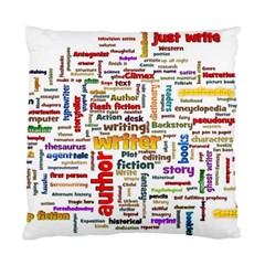 Writing Author Motivation Words Standard Cushion Case (one Side) by Sarkoni