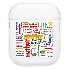 Writing Author Motivation Words Soft Tpu Airpods 1/2 Case by Sarkoni