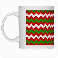 Christmas Paper Scrapbooking Pattern White Mug by Sarkoni