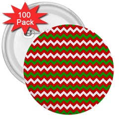 Christmas Paper Scrapbooking Pattern 3  Buttons (100 Pack)  by Sarkoni