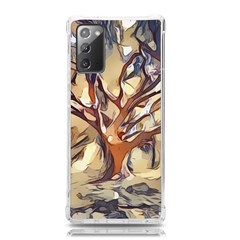 Tree Forest Woods Nature Landscape Samsung Galaxy Note 20 Tpu Uv Case by Sarkoni