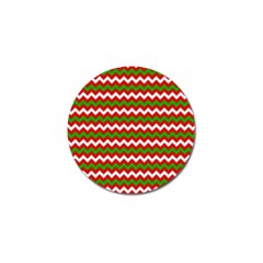 Christmas Paper Scrapbooking Pattern Golf Ball Marker by Sarkoni