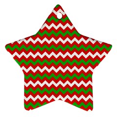 Christmas Paper Scrapbooking Pattern Star Ornament (two Sides) by Sarkoni