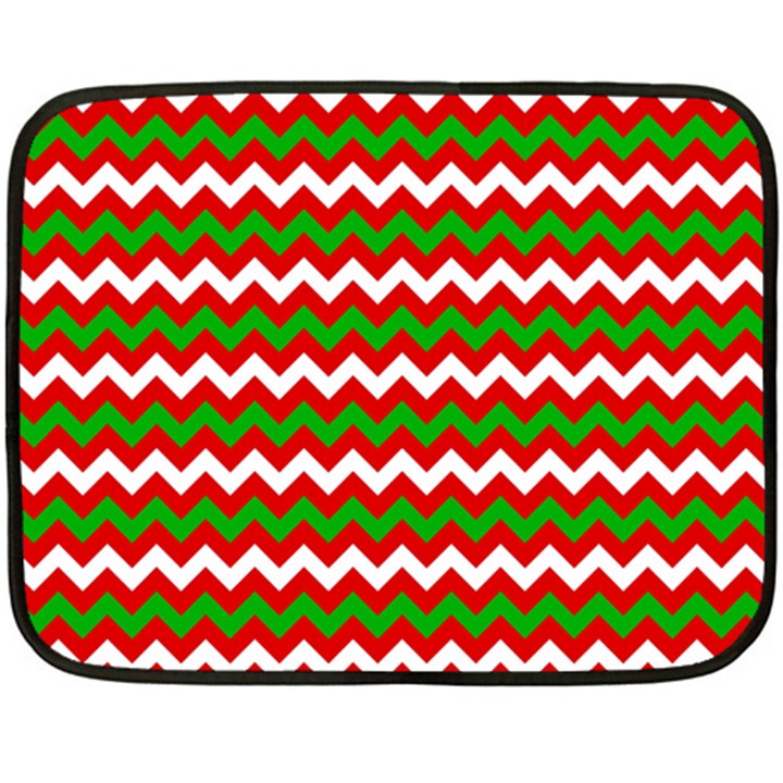 Christmas Paper Scrapbooking Pattern Fleece Blanket (Mini)