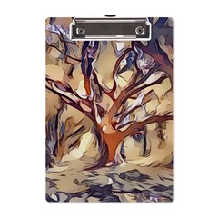 Tree Forest Woods Nature Landscape A5 Acrylic Clipboard by Sarkoni