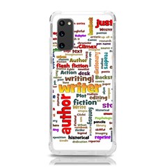 Writing Author Motivation Words Samsung Galaxy S20 6 2 Inch Tpu Uv Case by Sarkoni