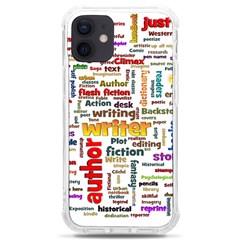 Writing Author Motivation Words Iphone 12 Mini Tpu Uv Print Case	 by Sarkoni