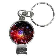 Physics Quantum Physics Particles Nail Clippers Key Chain by Sarkoni