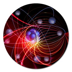 Physics Quantum Physics Particles Magnet 5  (round) by Sarkoni