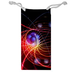 Physics Quantum Physics Particles Jewelry Bag by Sarkoni