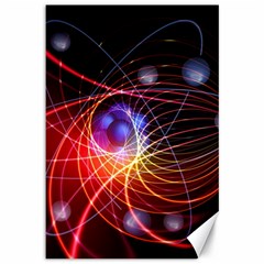 Physics Quantum Physics Particles Canvas 12  X 18  by Sarkoni