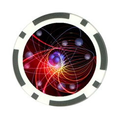 Physics Quantum Physics Particles Poker Chip Card Guard by Sarkoni