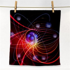 Physics Quantum Physics Particles Face Towel by Sarkoni