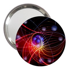 Physics Quantum Physics Particles 3  Handbag Mirrors by Sarkoni