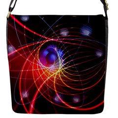 Physics Quantum Physics Particles Flap Closure Messenger Bag (s) by Sarkoni