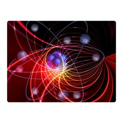 Physics Quantum Physics Particles Two Sides Premium Plush Fleece Blanket (mini) by Sarkoni