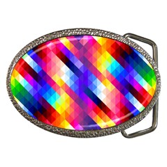 Abstract Background Colorful Pattern Belt Buckles