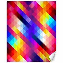 Abstract Background Colorful Pattern Canvas 11  X 14  by Sarkoni