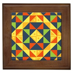 Background Geometric Color Framed Tile by Sarkoni