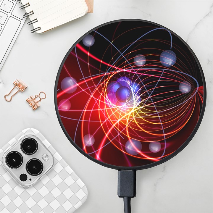 Physics Quantum Physics Particles Wireless Fast Charger(Black)