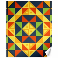 Background Geometric Color Canvas 11  X 14 