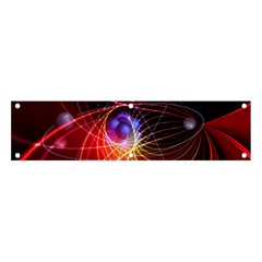 Physics Quantum Physics Particles Banner And Sign 4  X 1  by Sarkoni