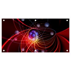 Physics Quantum Physics Particles Banner And Sign 4  X 2  by Sarkoni