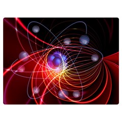 Physics Quantum Physics Particles Two Sides Premium Plush Fleece Blanket (extra Small) by Sarkoni