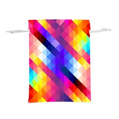 Abstract Background Colorful Pattern Lightweight Drawstring Pouch (m) by Sarkoni