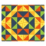 Background Geometric Color Two Sides Premium Plush Fleece Blanket (Small) 50 x40  Blanket Front