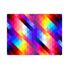 Abstract Background Colorful Pattern Premium Plush Fleece Blanket (mini) by Sarkoni