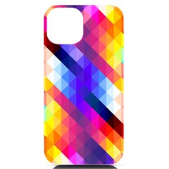 Abstract Background Colorful Pattern Iphone 14 Black Uv Print Case by Sarkoni