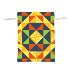 Background Geometric Color Lightweight Drawstring Pouch (m) by Sarkoni