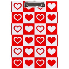 Background Card Checker Chequered A4 Acrylic Clipboard