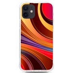 Abstract Colorful Background Wavy iPhone 12/12 Pro TPU UV Print Case Front