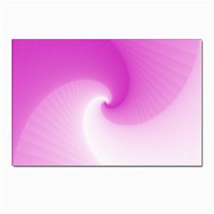 Abstract Spiral Pattern Background Postcards 5  X 7  (pkg Of 10) by Sarkoni