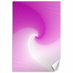 Abstract Spiral Pattern Background Canvas 12  X 18  by Sarkoni