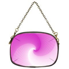 Abstract Spiral Pattern Background Chain Purse (one Side) by Sarkoni